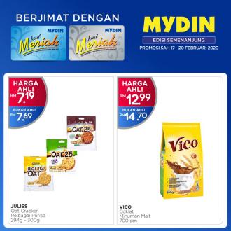 MYDIN Meriah Member Promotion (17 February 2020 - 20 February 2020)