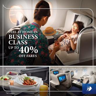 Malaysia Airlines Business Class Promotion Up To 40% OFF (valid until 2 Mar 2020)