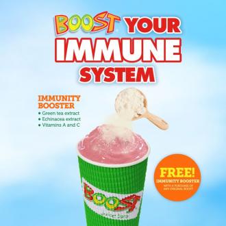Boost Juice Bars FREE Immunity Booster