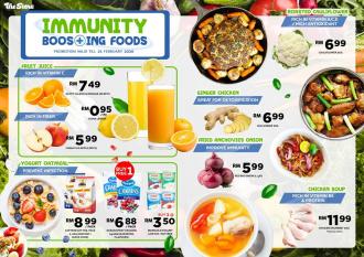 The Store and Pacific Hypermarket Immunity Boosting Foods Promotion (valid until 26 February 2020)