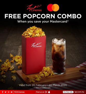 TGV FREE Popcorn Combo Promotion with Mastercard (20 Feb 2020 - 20 Mar 2020)