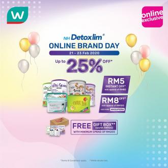 Watsons Online NH Detoxlim BRAND DAY Sale 25% OFF (21 February 2020 - 23 February 2020)