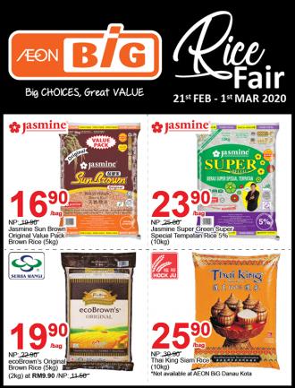 AEON BiG Rice Fair Promotion (21 February 2020 - 1 March 2020)