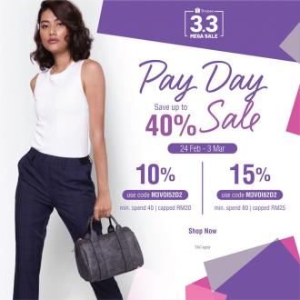 VOIR Pay Day Sale Up To 40% OFF on Shopee (24 February 2020 - 3 March 2020)