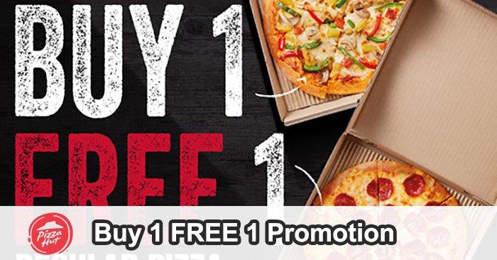 Pizza Hut Delivery Buy 1 FREE 1 Promotion