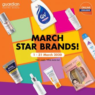 Guardian Online March Star Brands Sale (1 Mar 2020 - 31 Mar 2020)