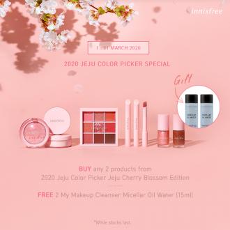 Innisfree Jeju Color Picker Special Promotion (1 March 2020 - 31 March 2020)