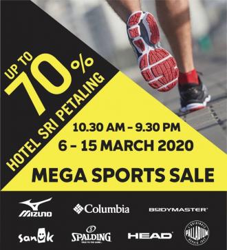 Mega Sports Sale Up To 70% OFF at Hotel Sri Petaling (6 March 2020 - 15 March 2020)