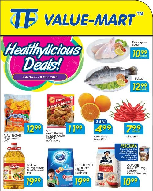 TF Value-Mart Healthylicious Deals Promotion (5 March 2020 - 8 March 2020)