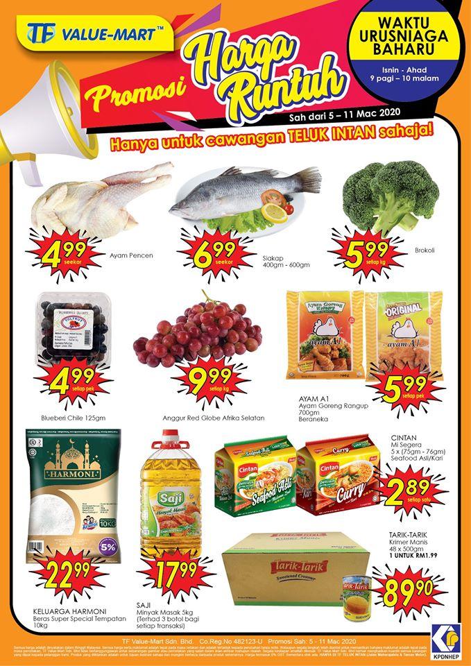 TF Value-Mart Teluk Intan Price Drop Promotion (5 March 2020 - 11 March 2020)