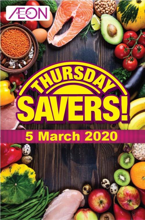 AEON Supermarket Thursday Promotion (5 March 2020)