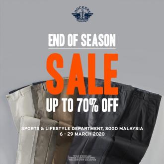 SOGO Levi's & Dockets End of Season Sale Up To 70% OFF (6 March 2020 - 29 March 2020)