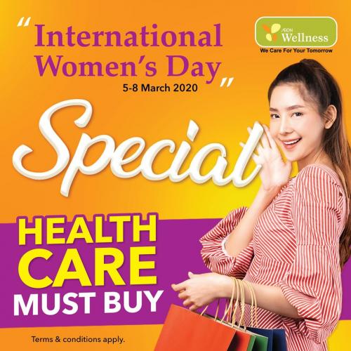 AEON Wellness International Women's Day Health Care Promotion (5 March 2020 - 8 March 2020)