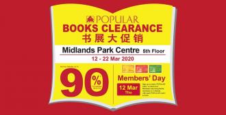 POPULAR Book Clearance Sale at Midlands Park Centre Pulau Tikus (12 March 2020 - 22 March 2020)