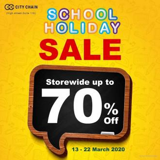City Chain School Holiday Sale Up To 70% OFF at Genting Highlands Premium Outlets (13 March 2020 - 22 March 2020)