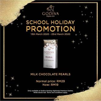 Godiva School Holiday Promotion at Genting Highlands Premium Outlets (13 March 2020 - 23 March 2020)