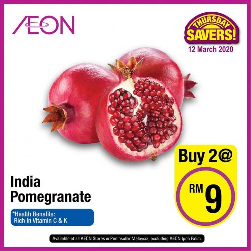 AEON Supermarket Thursday Promotion (12 March 2020)