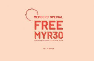 YFS Members' Special Promotion FREE RM30 (13 March 2020 - 15 March 2020)