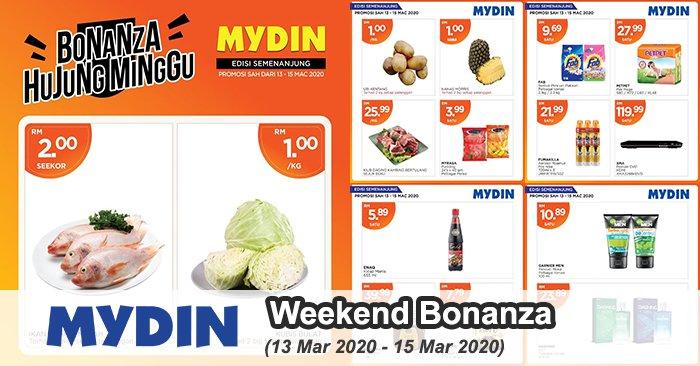 MYDIN Weekend Promotion (13 Mar 2020 - 15 Mar 2020)