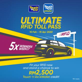 Touch 'n Go eWallet Fit RFID Win RM2,500 Promotion (15 Feb 2020 onwards)