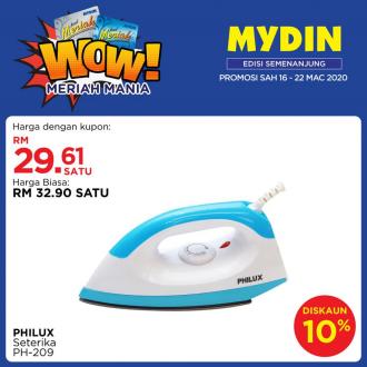 MYDIN Meriah Mania Coupons Promotion (16 March 2020 - 22 March 2020)