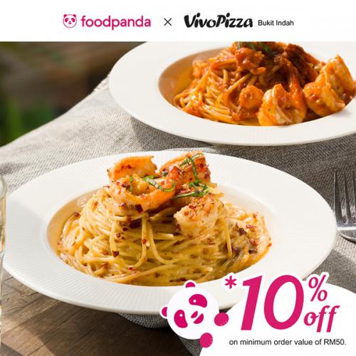 Food Panda Vivo Pizza AEON Bukit Indah 10% OFF Promotion