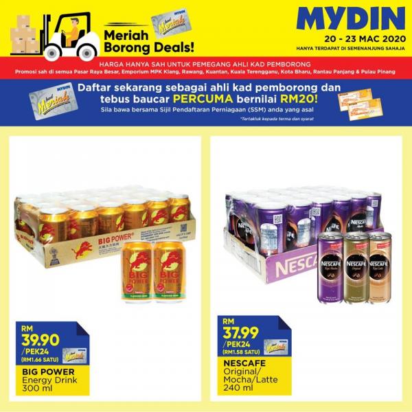 MYDIN Meriah Borong Deals Promotion (20 March 2020 - 23 March 2020)
