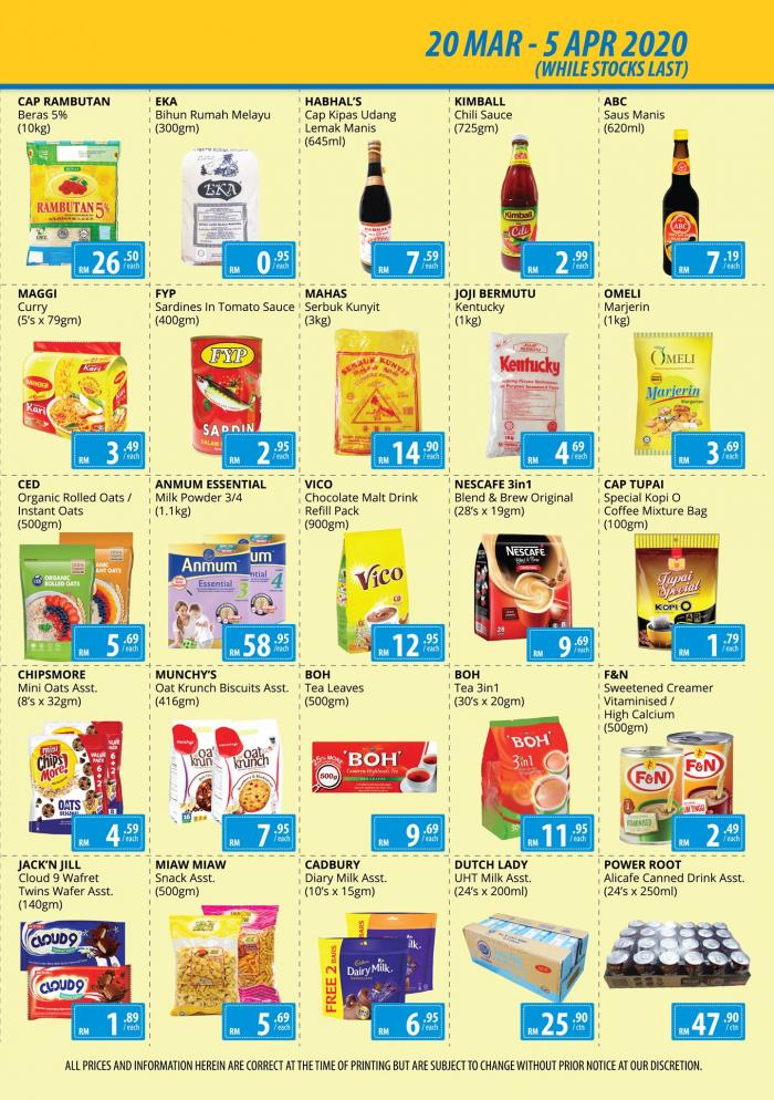 Family Store March Special Promotion (20 March 2020 - 5 April 2020)