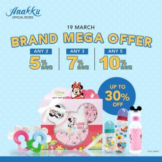 Anakku Brand Mega Offer Sale Up To 30% OFF on Lazada (19 March 2020)