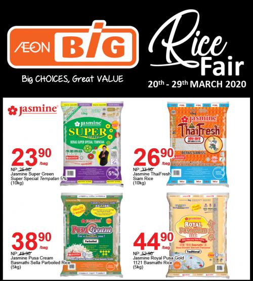 AEON BiG Rice Fair Promotion (20 March 2020 - 29 March 2020)