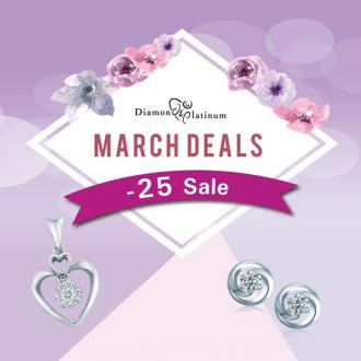 Diamond & Platinum March Deals Promotion 25% OFF (valid until 31 March 2020)