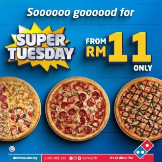 Domino's Pizza Super Tuesday Promotion: Regular Pizza from RM11