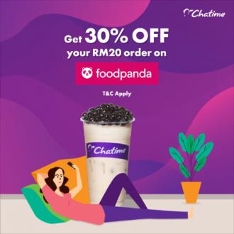 Food Panda Chatime 30% OFF Promotion