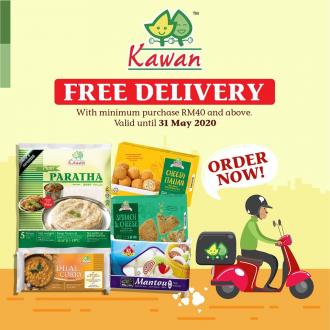 Kawan Food Online Free Delivery Promotion (valid until 31 Mar 2020)