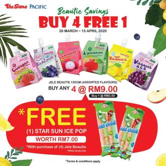 The Store and Pacific Hypermarket Jele Beautie Promotion Buy 4 FREE 1 (26 March 2020 - 15 April 2020)