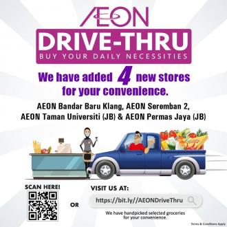 AEON Drive-Thru Service at Selected Outlets