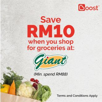 Giant RM10 OFF Promotion Pay with Boost (1 April 2020 - 19 April 2020)
