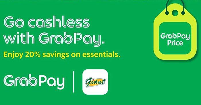 Giant 20% OFF Promotion With GrabPay (26 Mar 2020 - 25 Apr 2020)