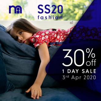 Mothercare Online Spring Summer 2020 Fashion Sale 30% OFF (3 April 2020)