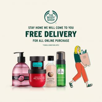 The Body Shop Online FREE Delivery Promotion (1 April 2020 - 14 April 2020)