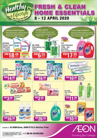 AEON Fresh & Clean Home Essentials Promotion (8 April 2020 - 12 April 2020)