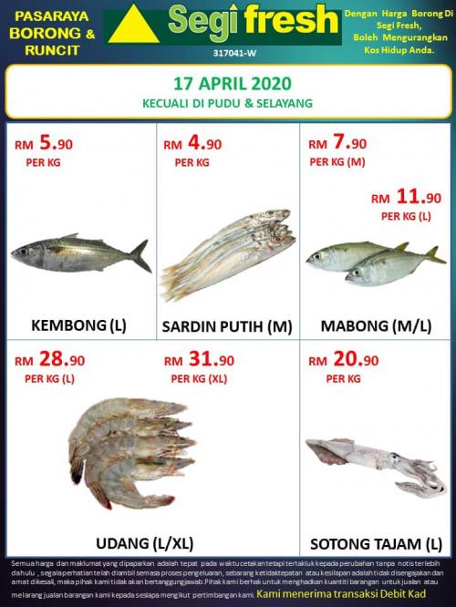 Segi Fresh Promotion (17 April 2020)