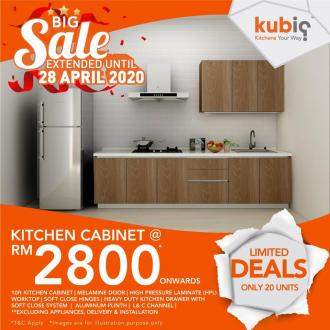 Kubiq Kitchen Big Sale Up To 50% OFF (valid until 28 Apr 2020)