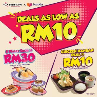Sushi King Deals As Low As RM10 Promotion on Lazada