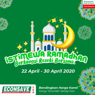 Econsave Ramadan Special Promotion (22 April 2020 - 30 April 2020)
