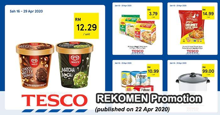 Tesco REKOMEN Promotion published on 22 April 2020