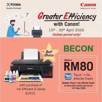 Becon Stationery Canon Pixma Printer Promotion (valid until 30 Apr 2020)