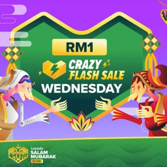 Lazada Ramadan RM1 Crazy Flash Sale (every Wednesday)