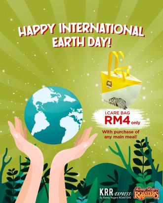 Kenny Rogers ROASTERS Earth Day Promotion I.Care Bag only RM4 (22 April 2020)