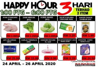 Sabasun Happy Hour Promotion (24 April 2020 - 26 April 2020)
